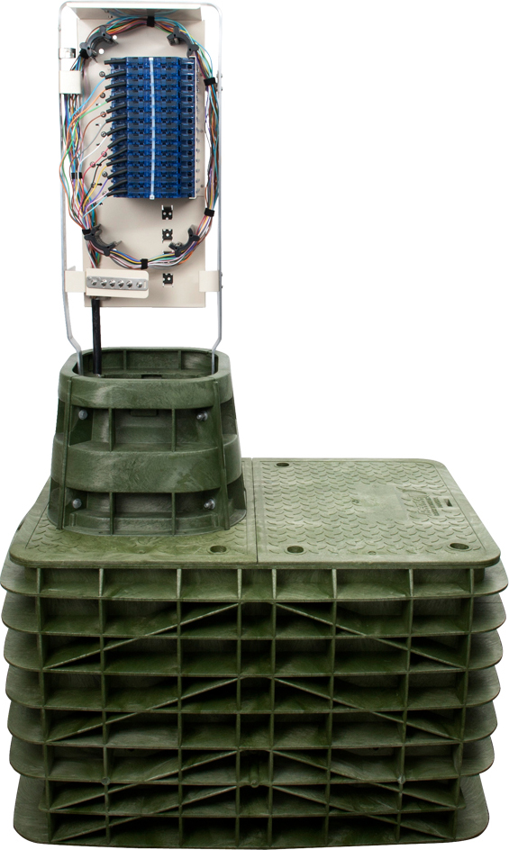 Fiber Optic Pedestals & Inserts Outdoor & Above Ground