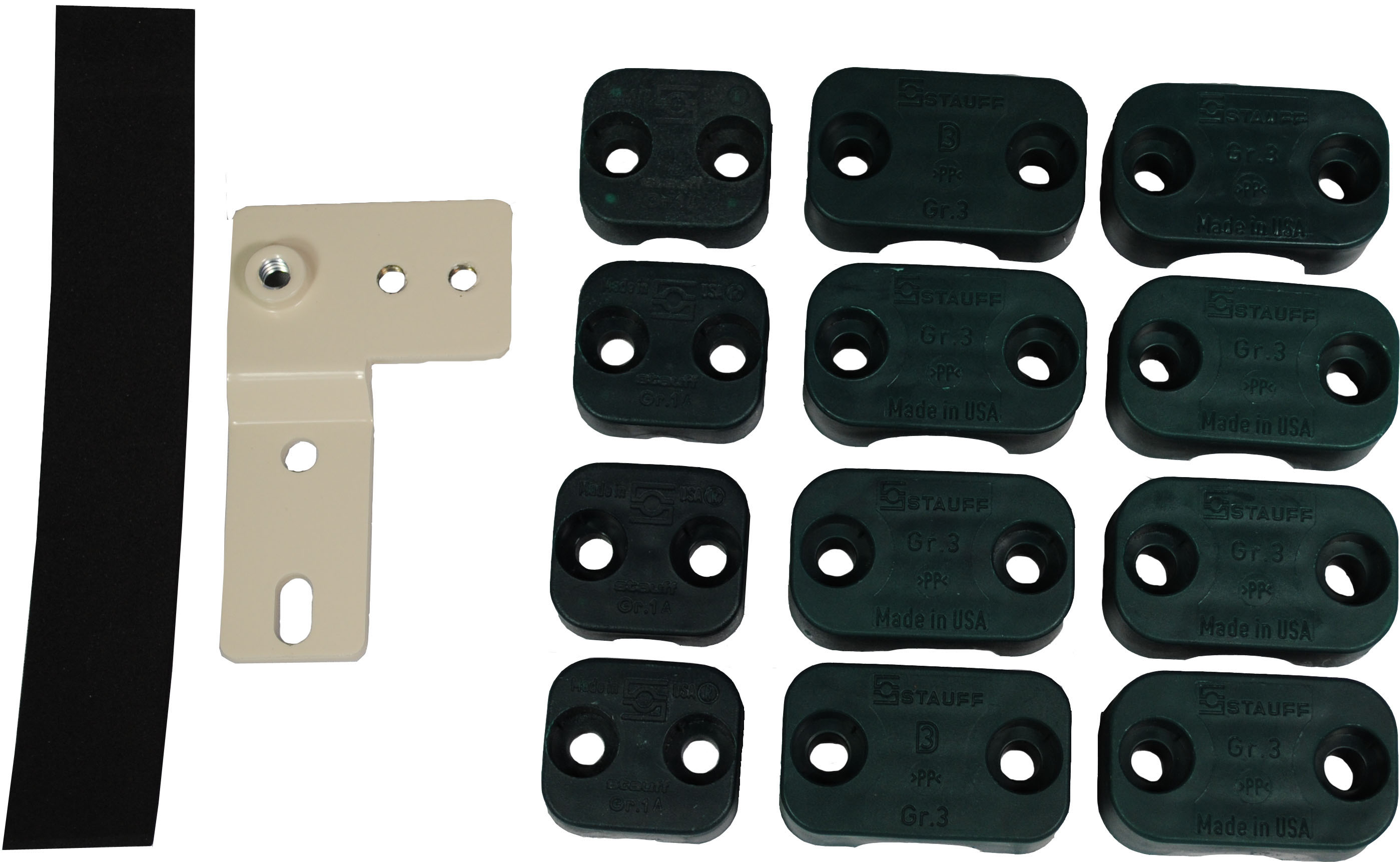 FieldSmart FxDS Fiber Cable Frame Clamp Kit Clearfield