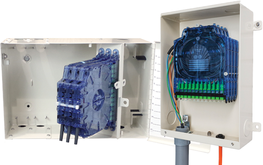 Metal Fiber Optic Wall Boxes Clearfield