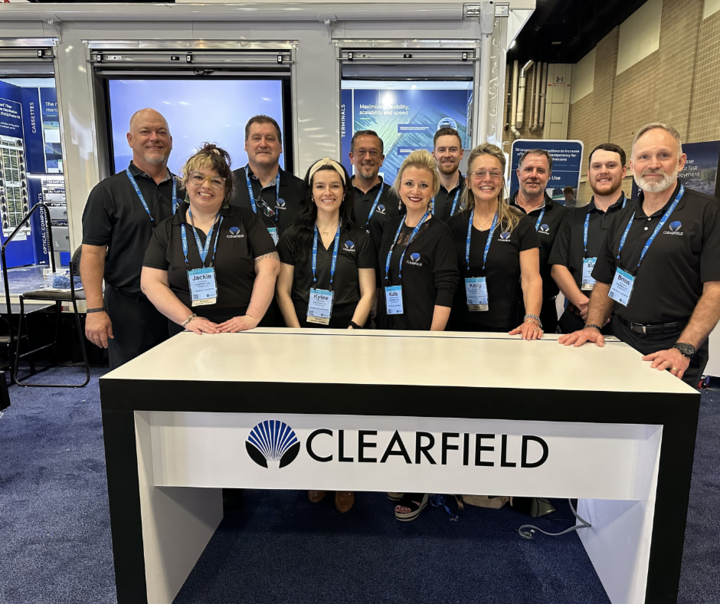 Clearfield team at a tradeshow