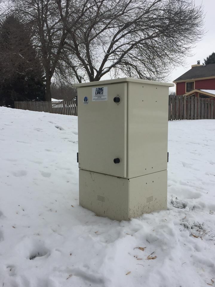 Outdoor fiber box 