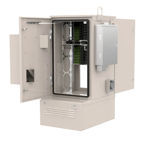 FieldSmart FiberFlex 2000 Cabinet With Door Open