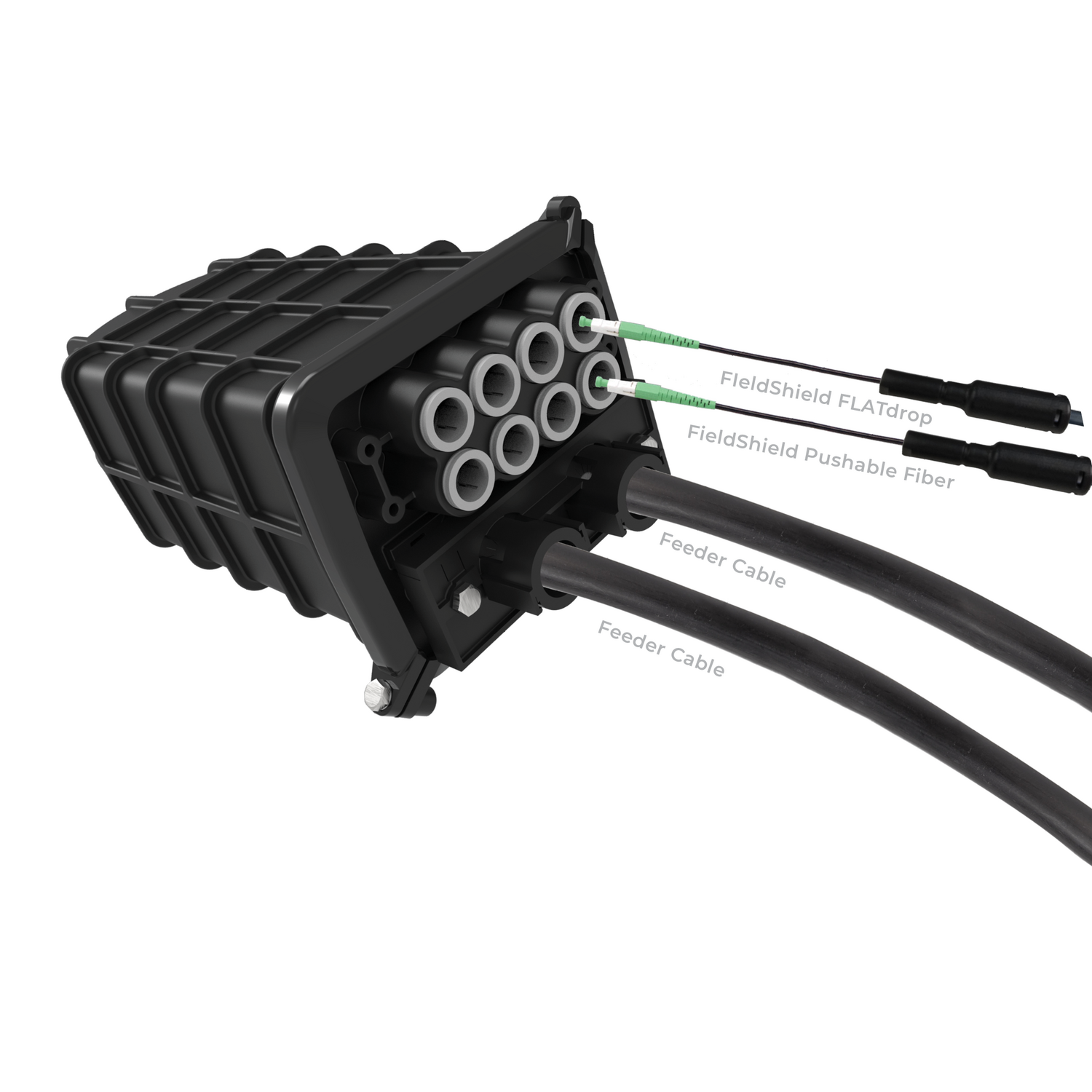 YOURx Multi-Purpose Terminal fiber callouts.