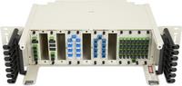 Front View of FieldSmart FxDS Fiber Optical Component Chassis