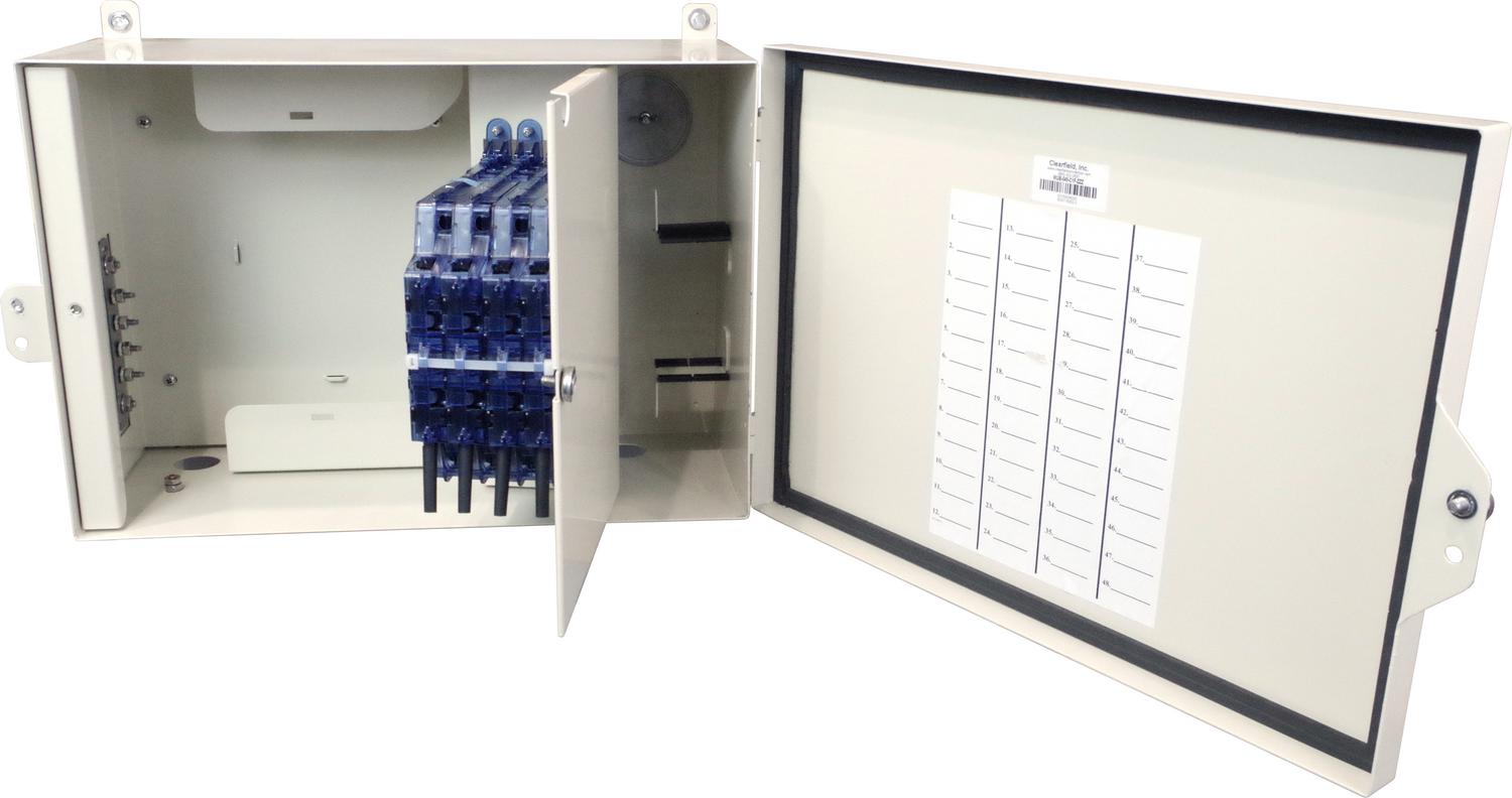 Punto de Entrega de Fibra FieldSmart (FDP) - Panel de montaje en pared ...