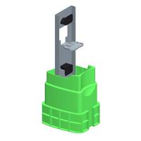 Rendering of Fiber Pedestal