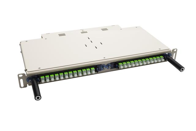 FieldSmart FxDS 1RU Narrow Mount 24-Port Fiber Panel