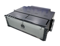 FieldSmart High Density Fiber Crossover Multi-Purpose (FxMP) Patch Panel in Black Color