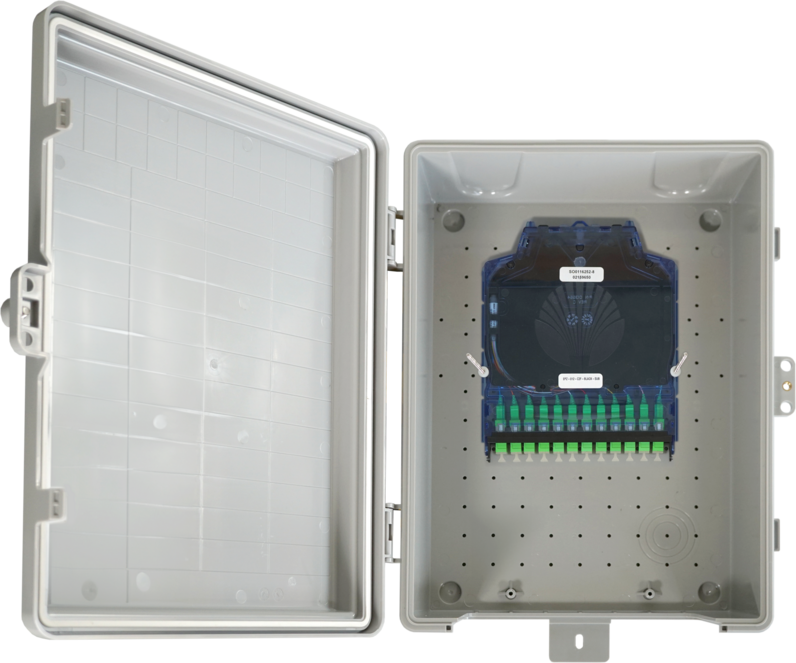 Plastic Fiber Optic Wall Boxes | Clearfield