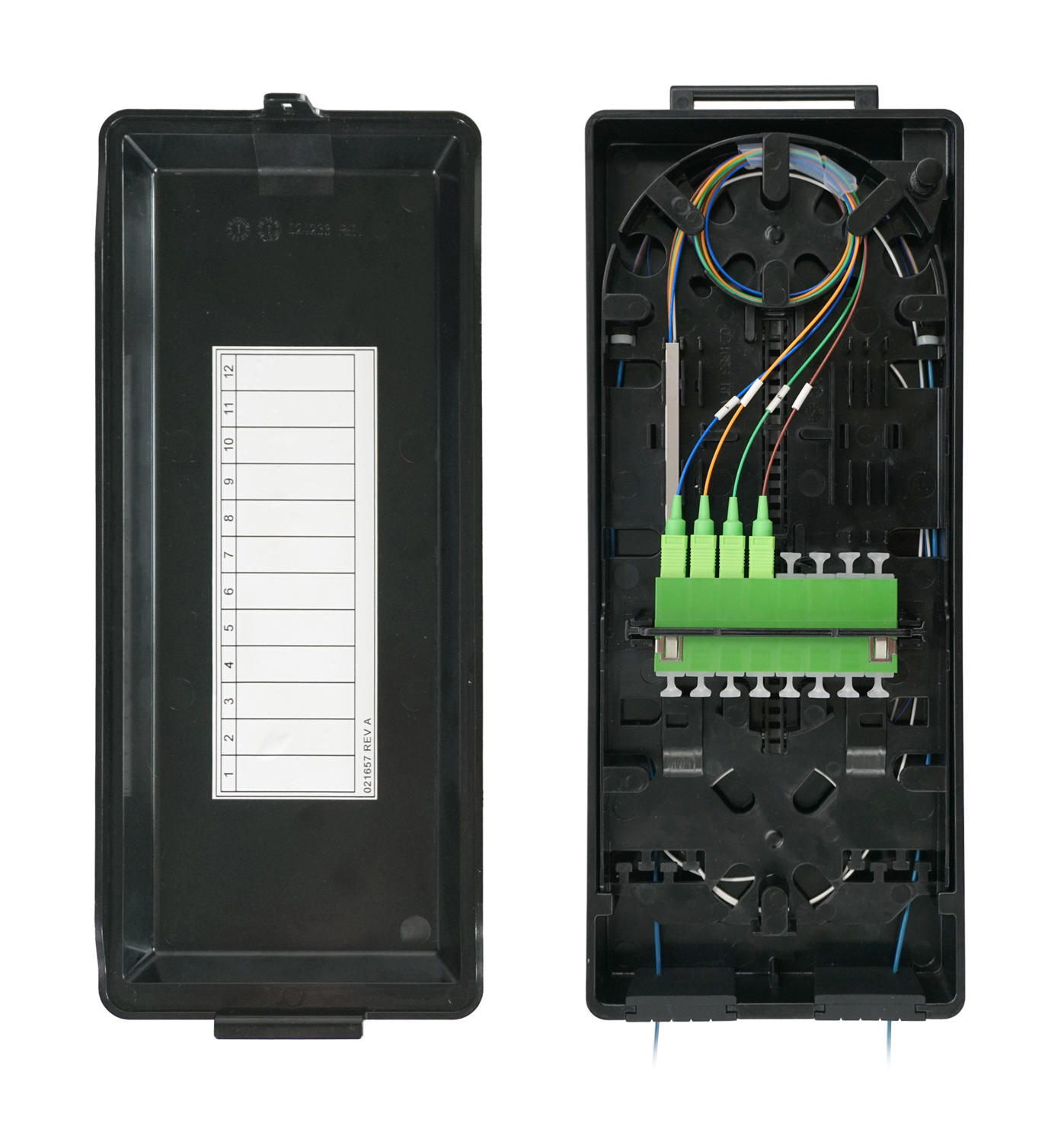 Ready Connect Terminal distributed tap tray open beside cover.