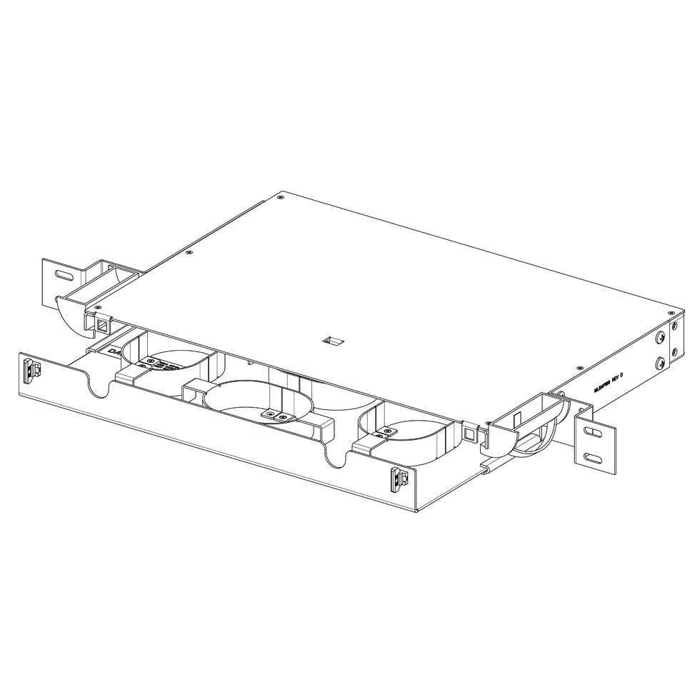 FieldSmart Fiber Slack Management Panel Mount From Clearfield