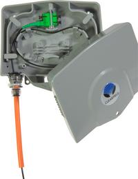 Point d'accès de test de fibre CraftSmart avec couvercle retiré